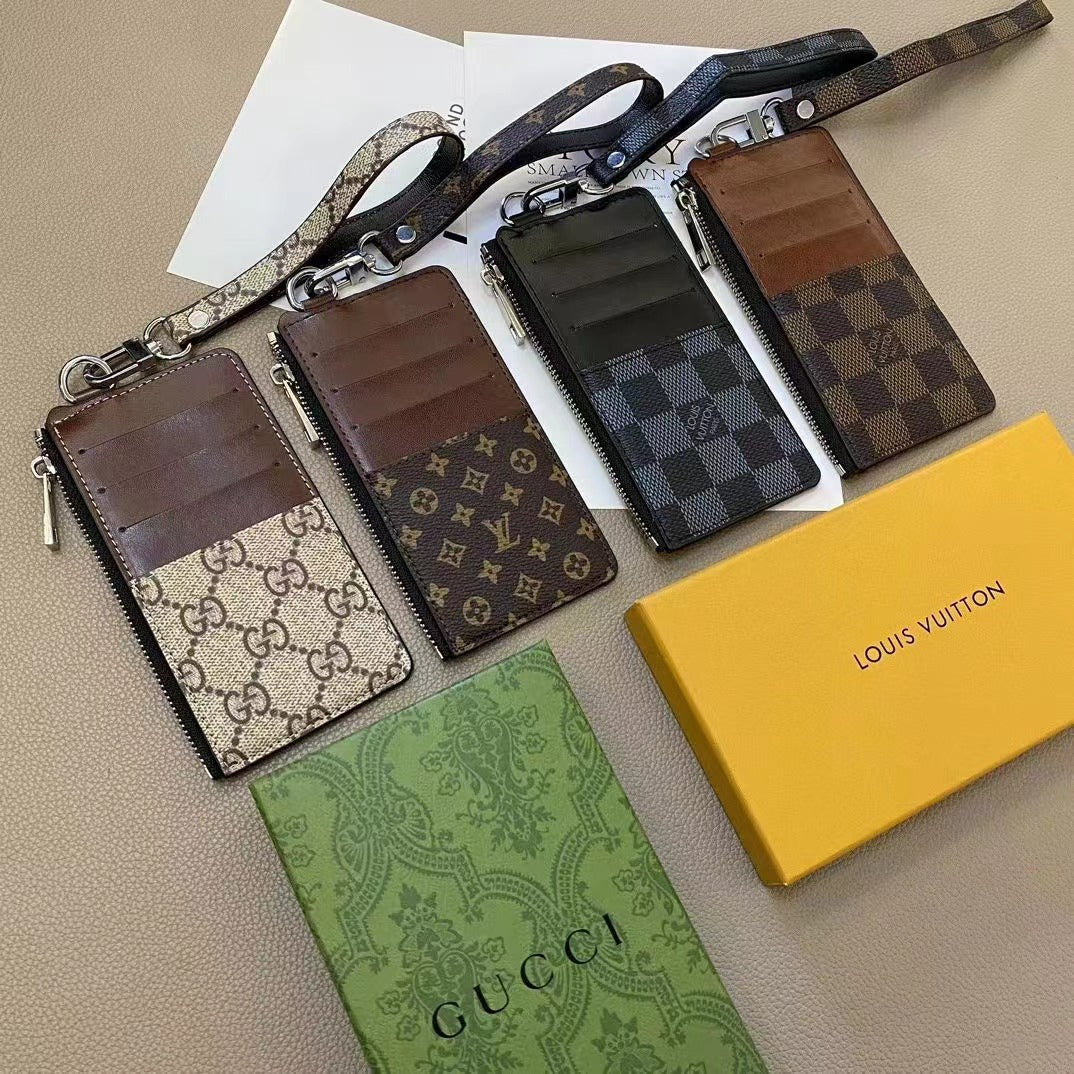 Langes, klassisches, trendiges Kartenetui