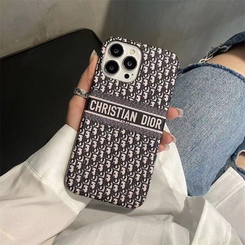 Black Printed Phone Case For iPhone