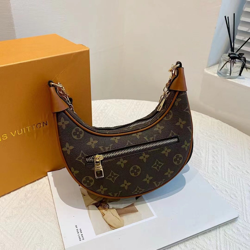Klassische braune Tasche für tragbare Geräte