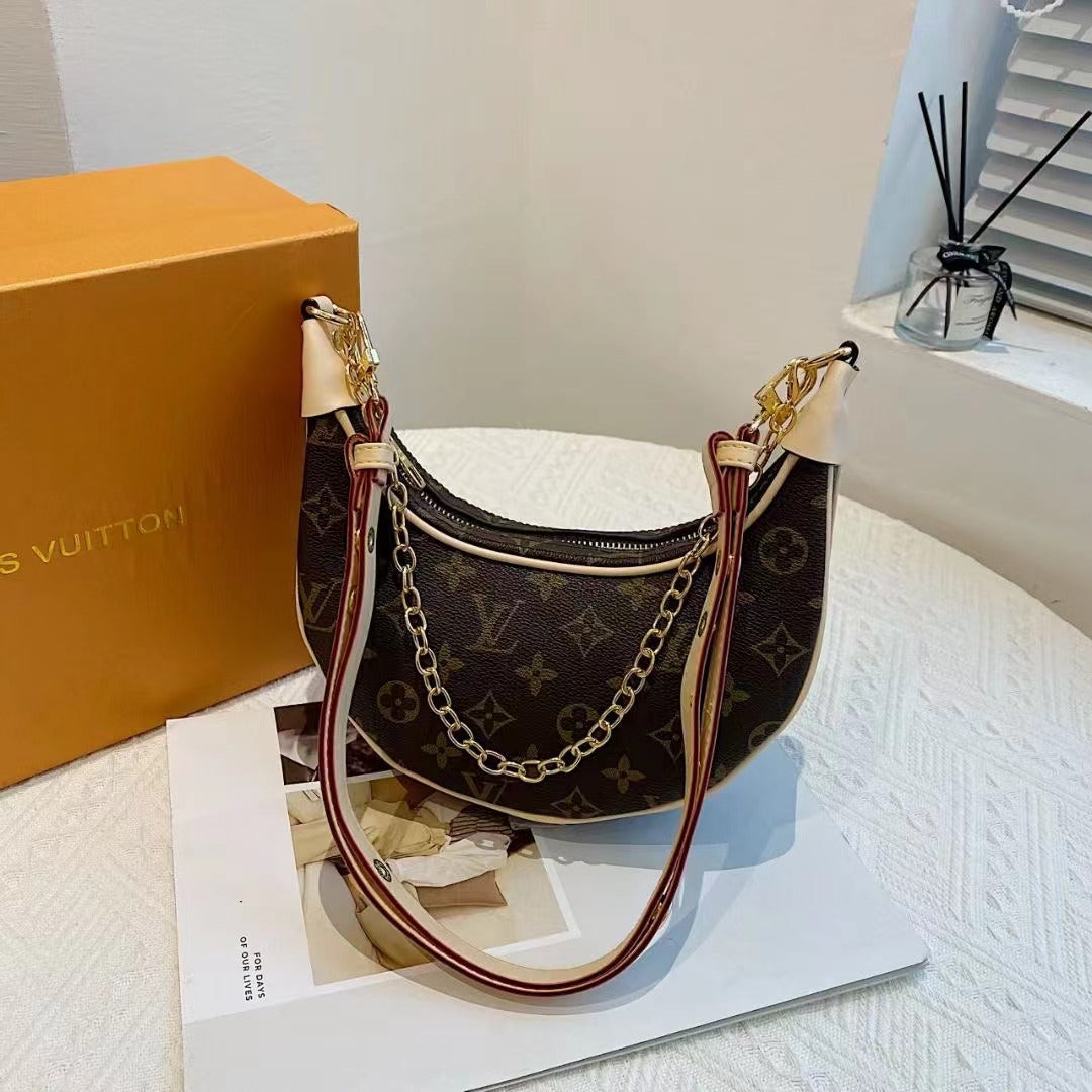 Klassische braune Tasche für tragbare Geräte