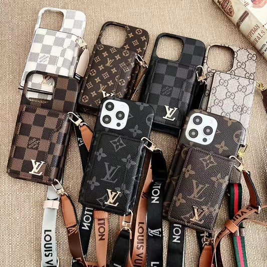 Card Luxury Phone Case For iPhone