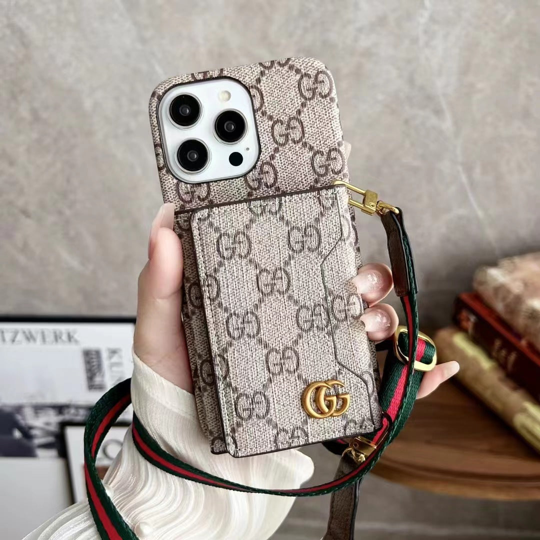 Karten-Luxus-Telefonhülle für iPhone