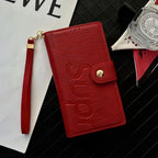 Leder-Telefonhülle im trendigen Design 