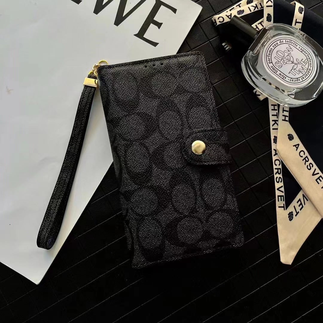 Leder-Telefonhülle im trendigen Design 