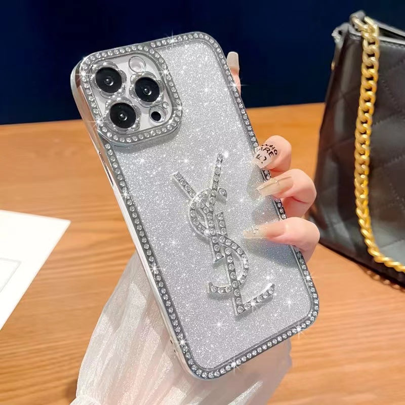 Bling Silver Phone Case For iPhone