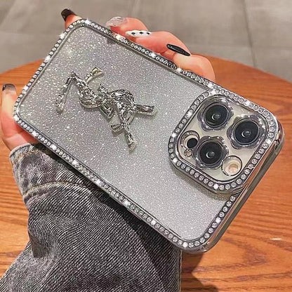 Bling Silver Phone Case For iPhone