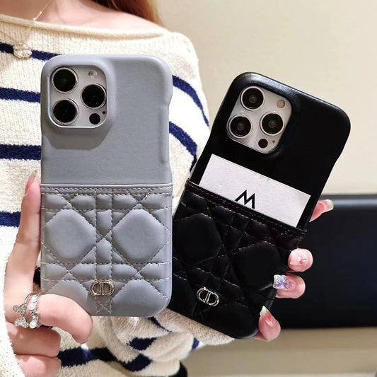 Leather Design Phone Case For iPhone