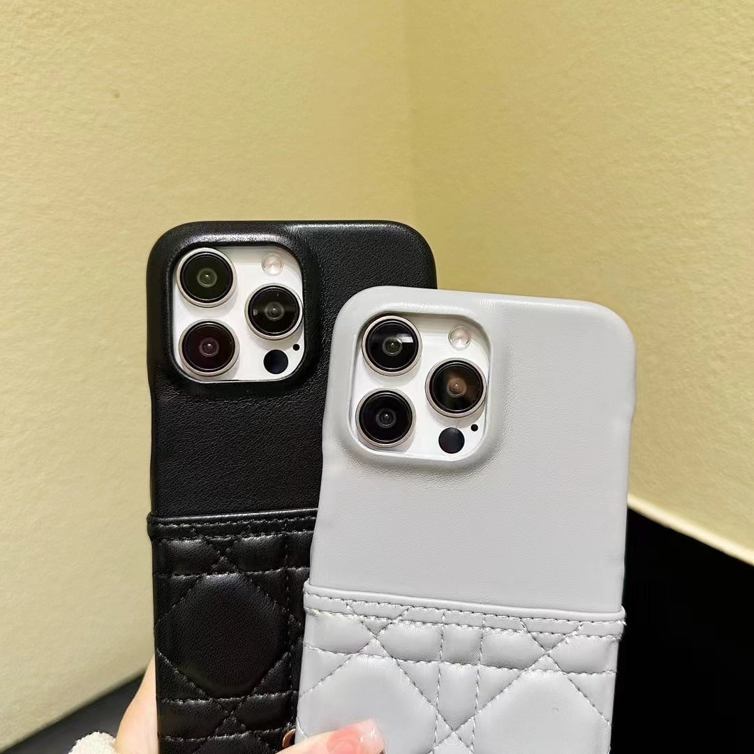 Leather Design Phone Case For iPhone