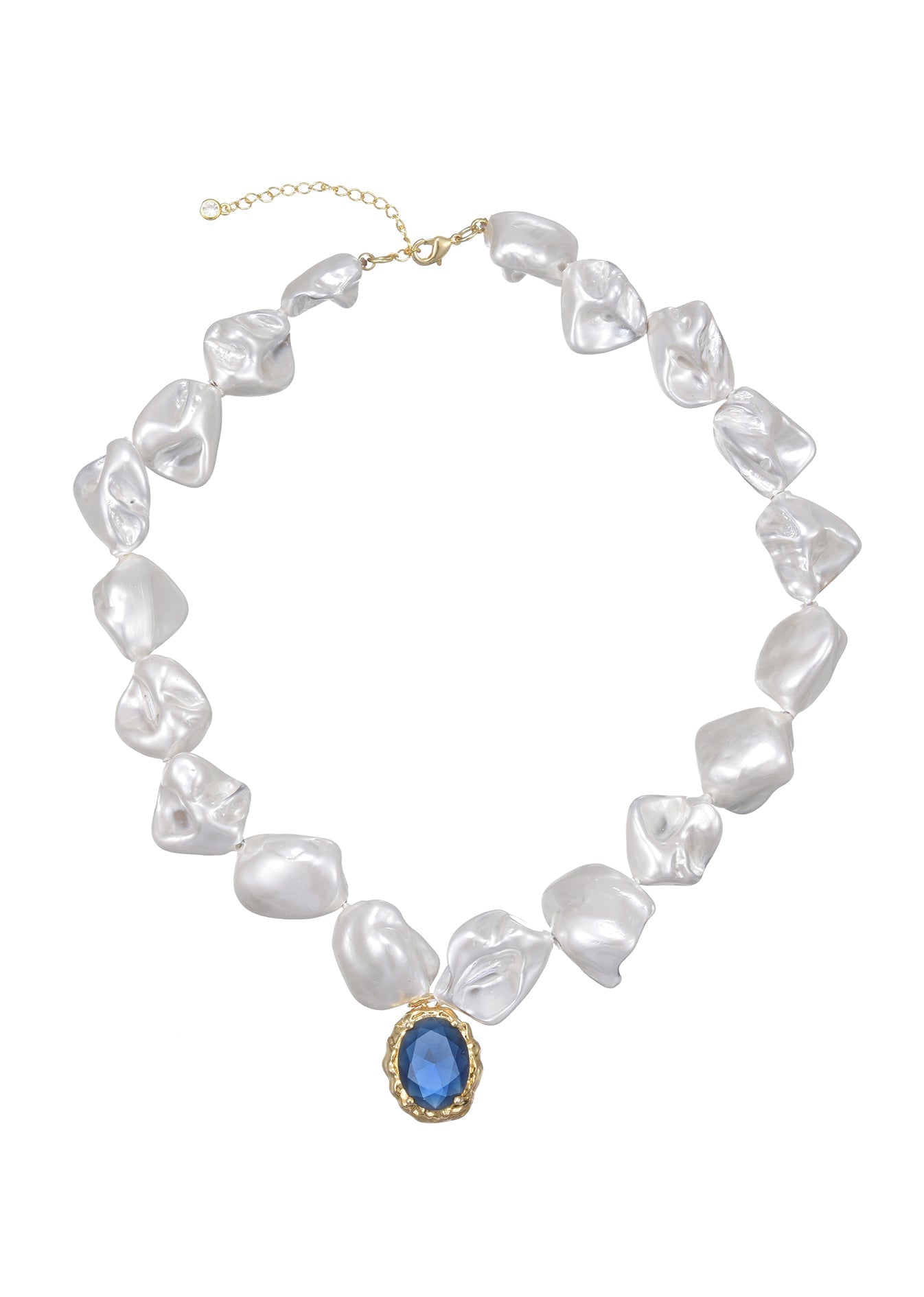 Collana di perle barocche Blue Myth