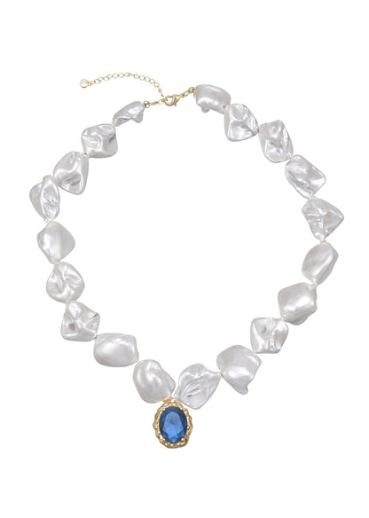 Collana di perle barocche Blue Myth