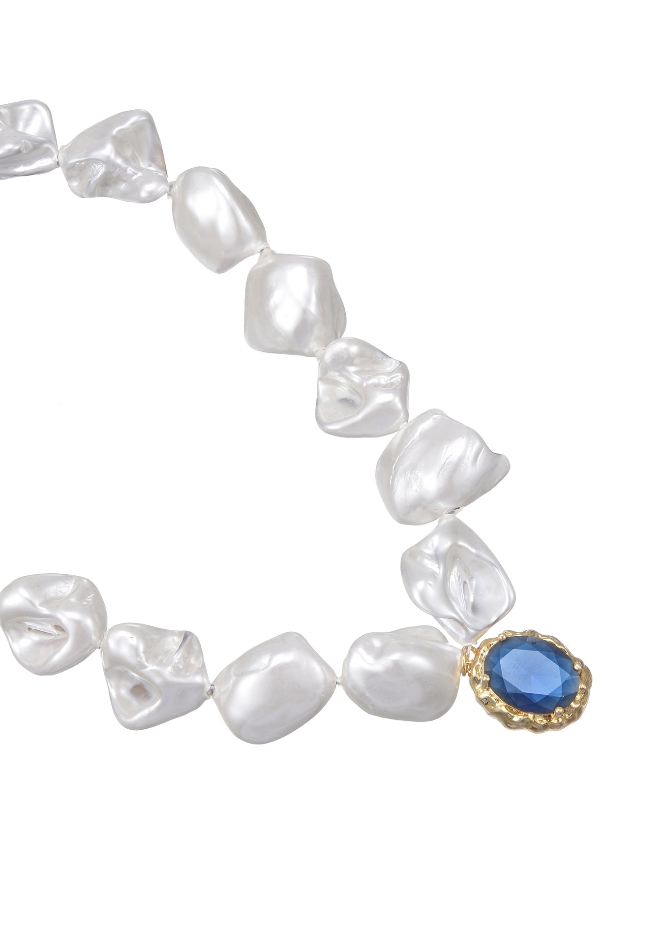 Collana di perle barocche Blue Myth