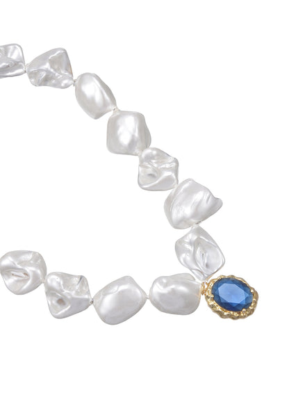 Collana di perle barocche Blue Myth
