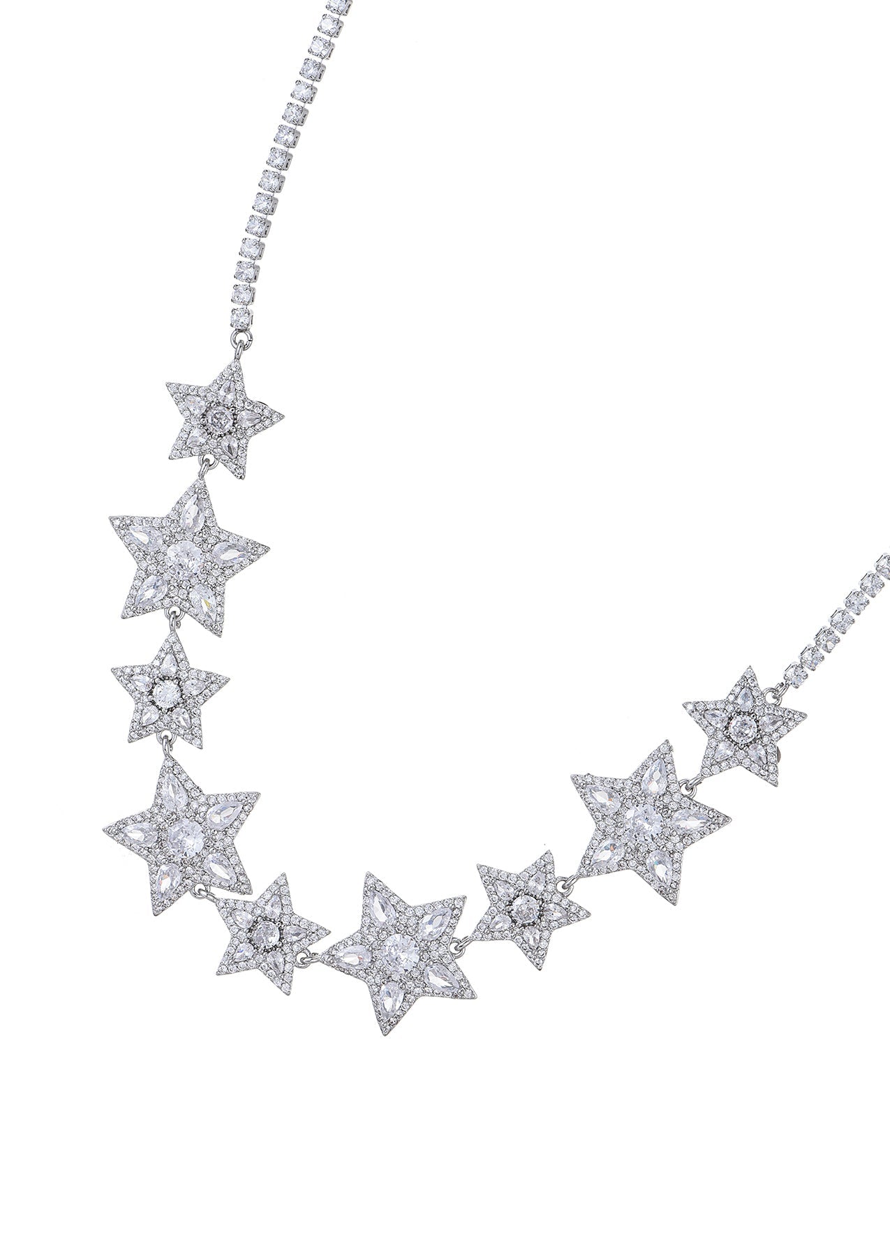 Glitzernde Halskette „Lucky Star Wishes“ – Luxe
