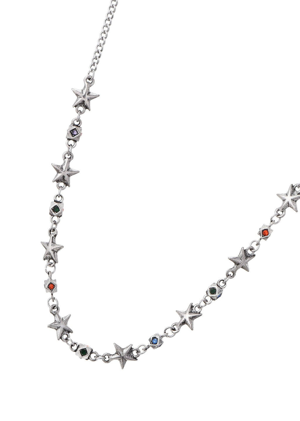 Val Vintage Stern Silber Halskette