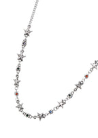 Val Vintage Stern Silber Halskette
