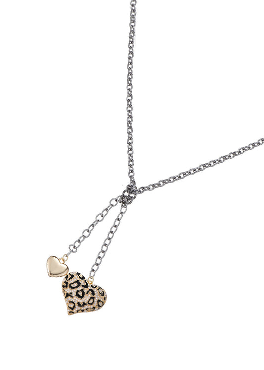 Leo Leopard Silber Kette Halskette