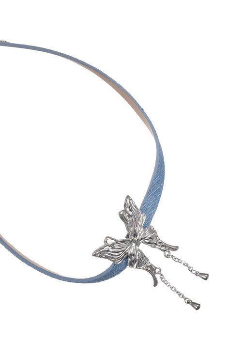 Collana con nappa a farfalla