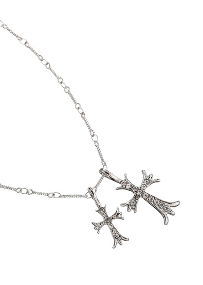 Collana in argento con croce Val Duo