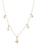 Goldene Halskette „Vera Star“