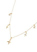 Goldene Halskette „Vera Star“