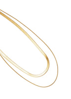 Kostenlose goldene Doppelschicht-Halskette Faya