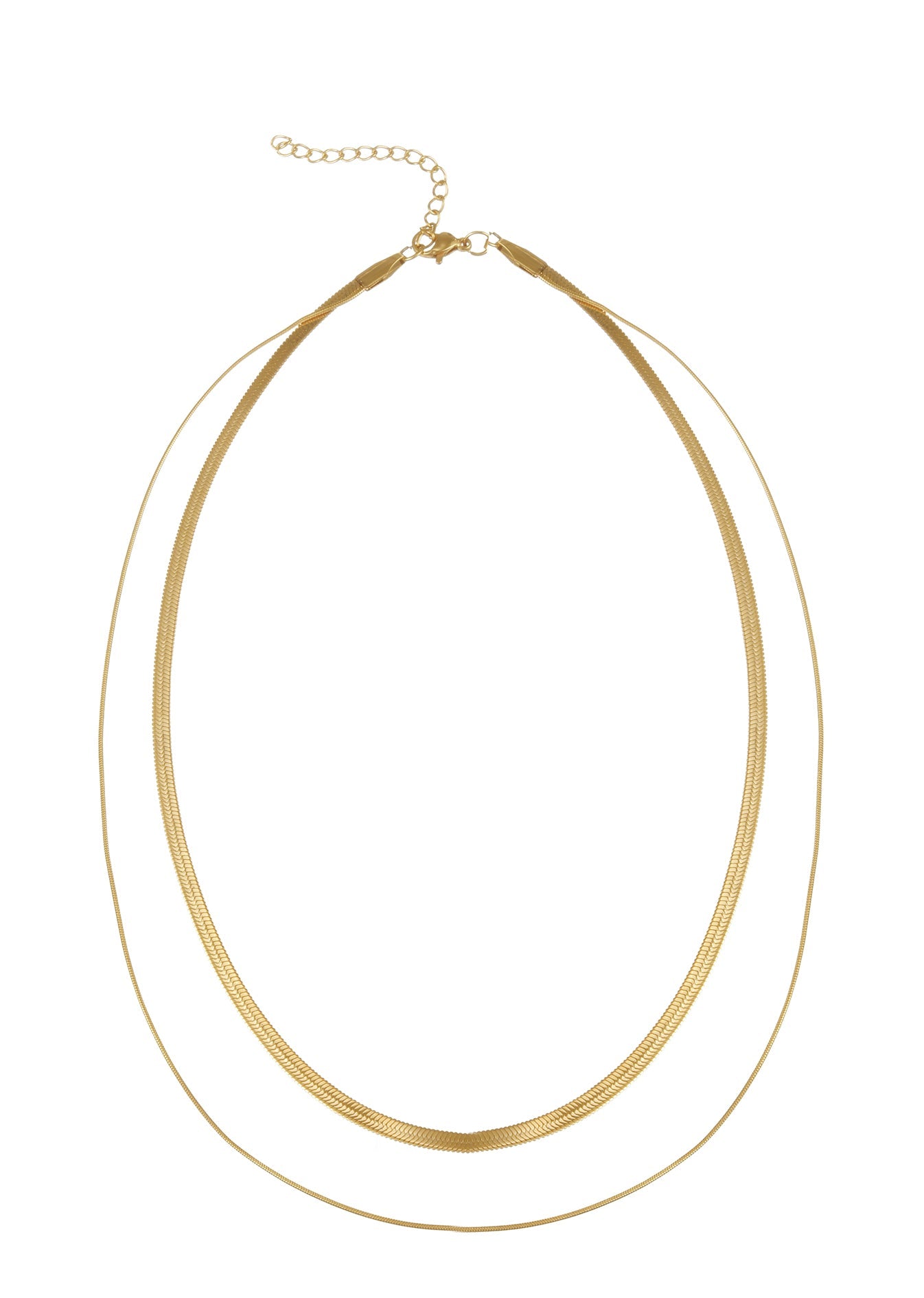 Collana Faya Golden a doppio strato gratuita