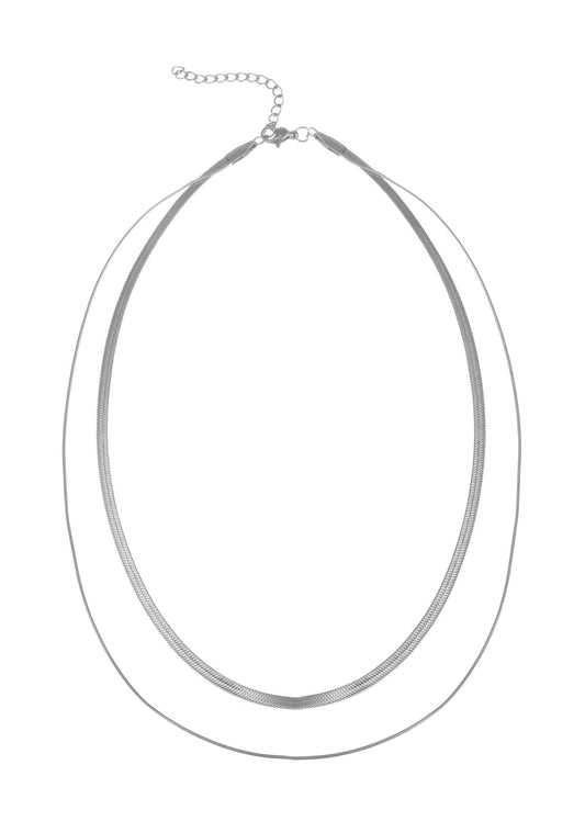 Collana Faya in argento a doppio strato gratuita