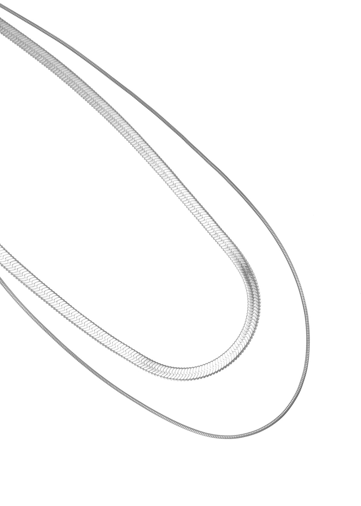 Collana Faya in argento a doppio strato gratuita