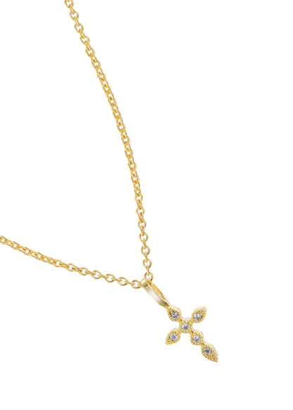 Rango Diamantkreuz-Goldkette
