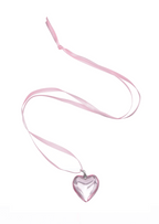 Isabelle Pink Dream Herz-Halskette aus Samt