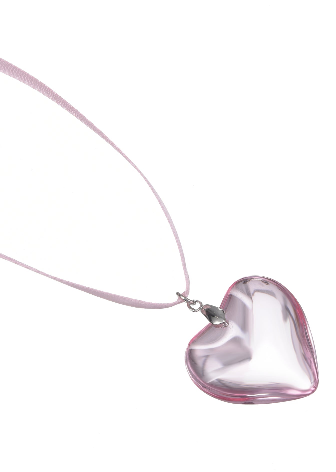 Isabelle Pink Dream Herz-Halskette aus Samt