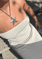 Brooke By the Sea – Samt-Stern-Halskette
