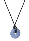 Charm Cord Halskette - Fortune (Blauquarzit)