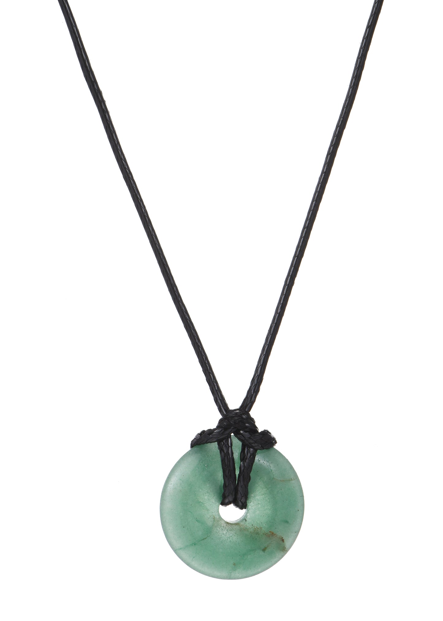 Charm-Kordel-Halskette – Glück (Jade)