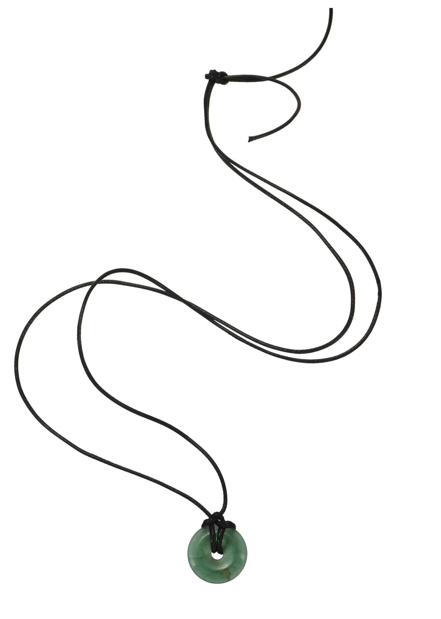 Charm-Kordel-Halskette – Glück (Jade)