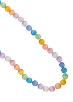 Fiorella – Bunte Cateye-Halskette aus Naturstein