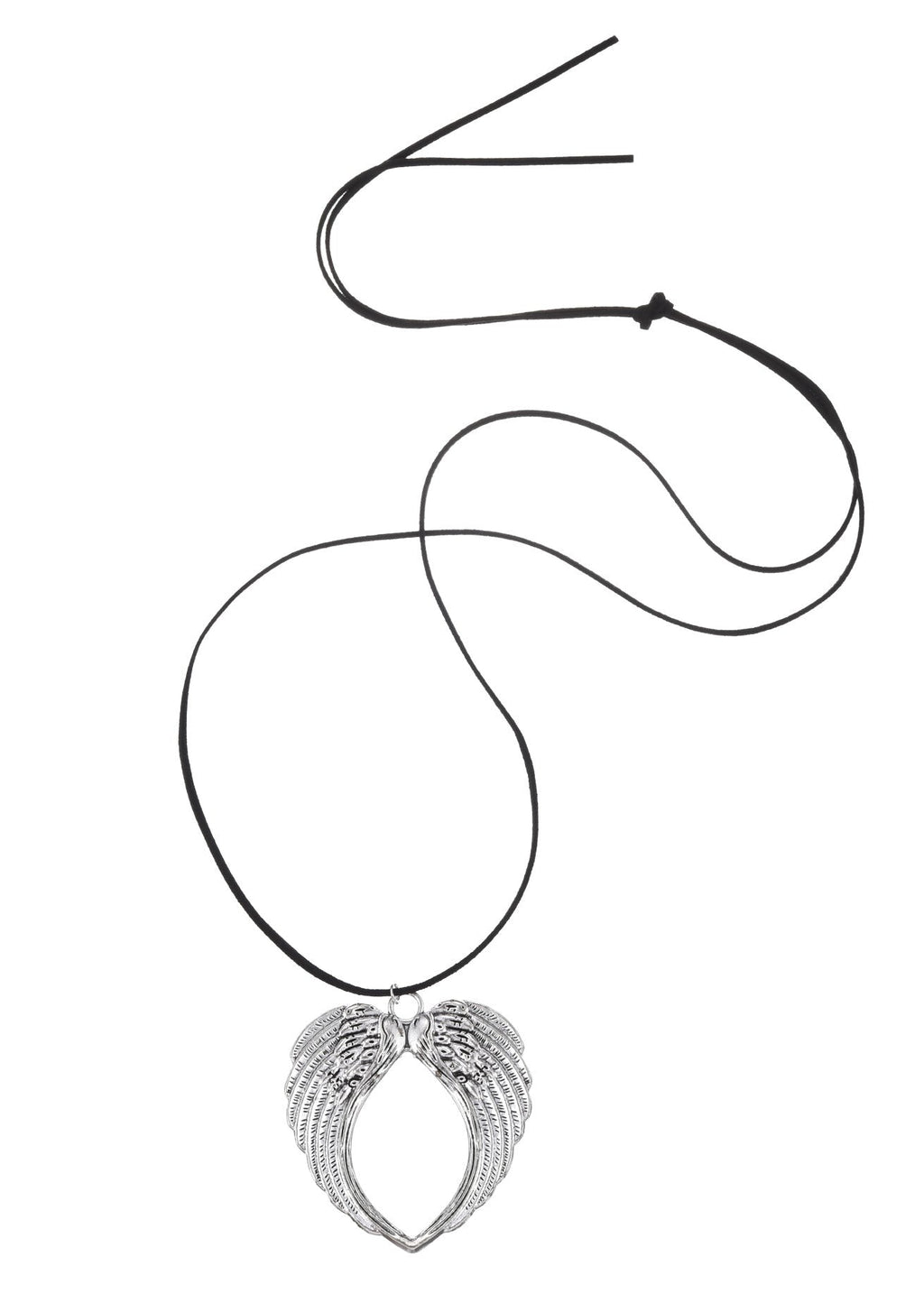 Hallowing Angle Wings Silber Halskette