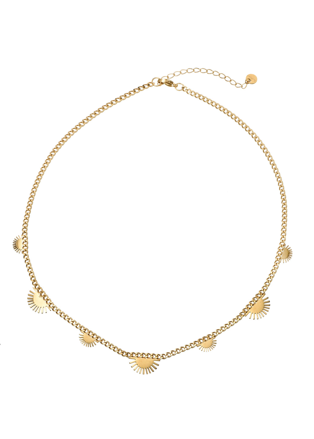Lucius Sun Sunshine Layer Goldene Halskette