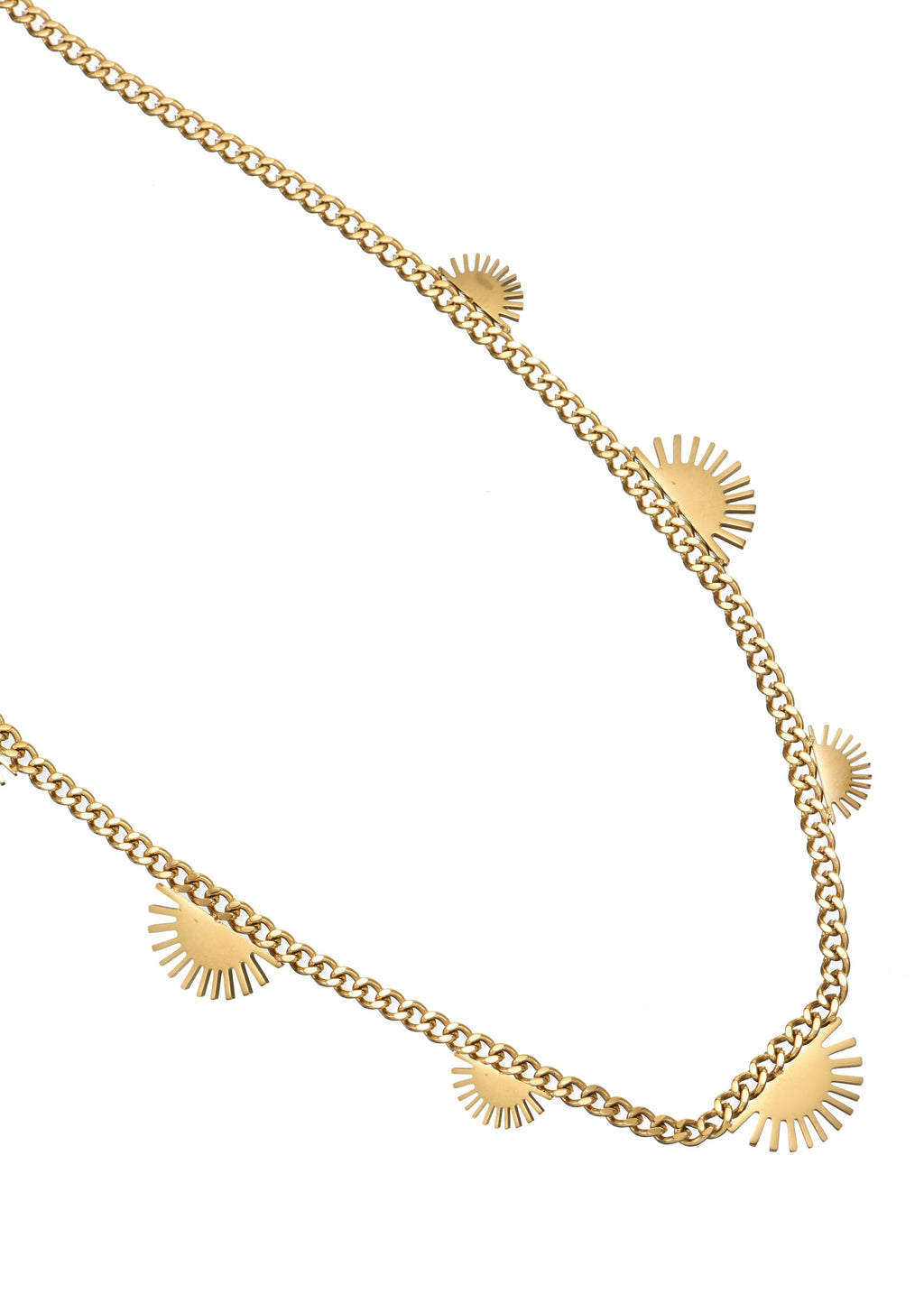 Lucius Sun Sunshine Layer Goldene Halskette