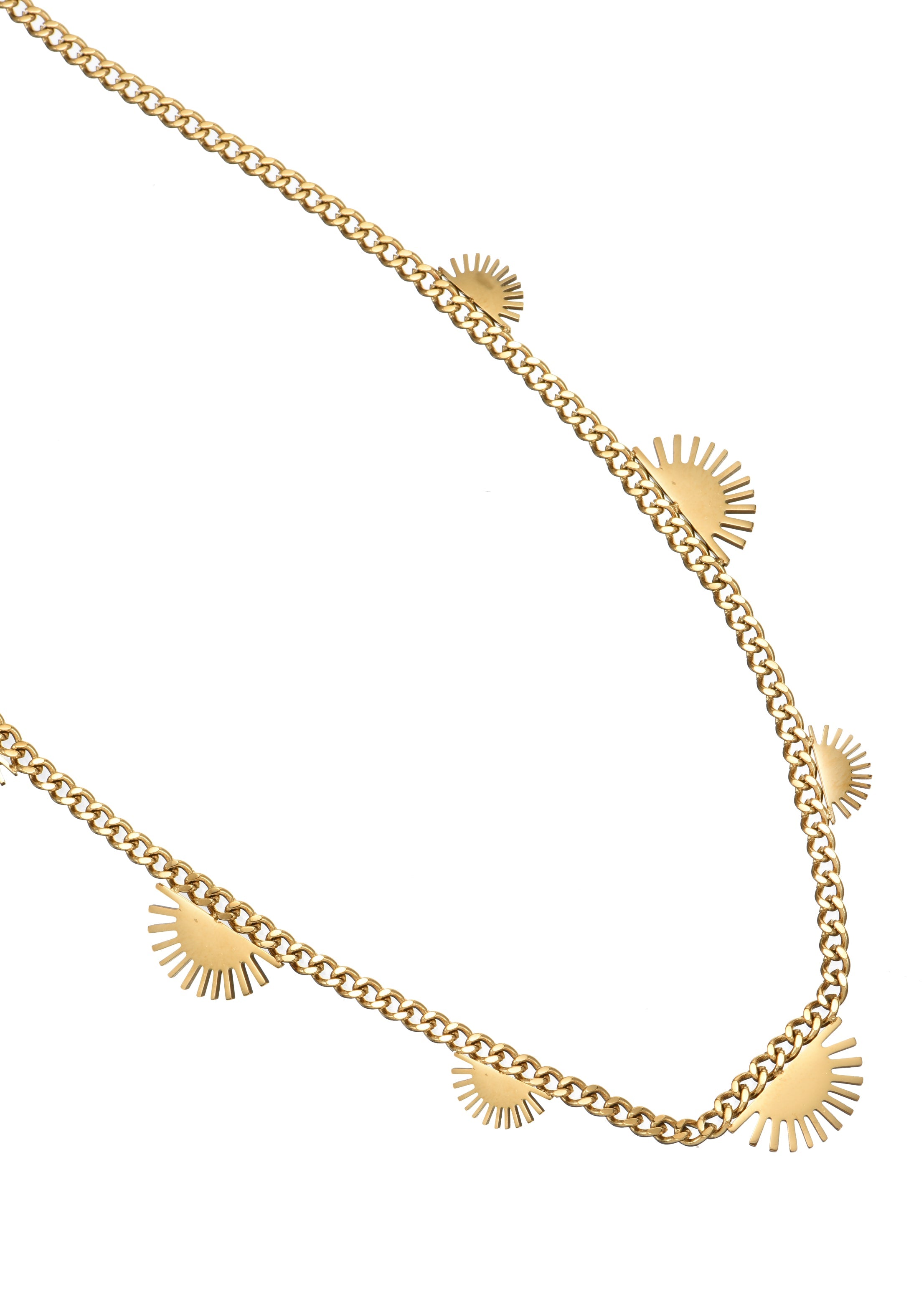 Lucius Sun Sunshine Layer Goldene Halskette