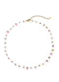 Calli Crystal Bunte Steine ​​Sommer Halskette