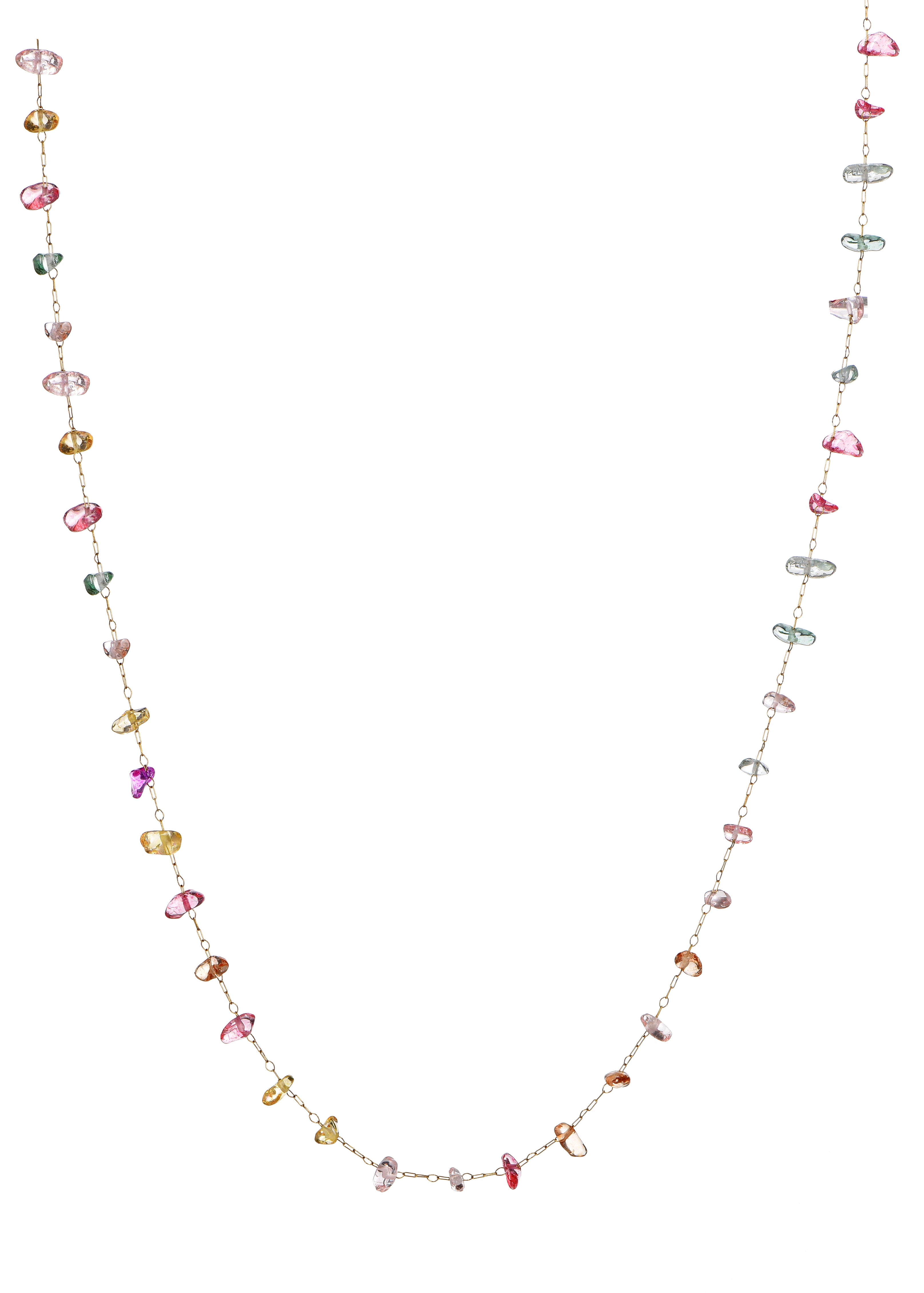 Calli Crystal Bunte Steine ​​Sommer Halskette