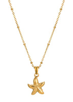 Goldene Halskette Natalia mit Seestern