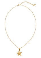 Goldene Halskette Natalia mit Seestern