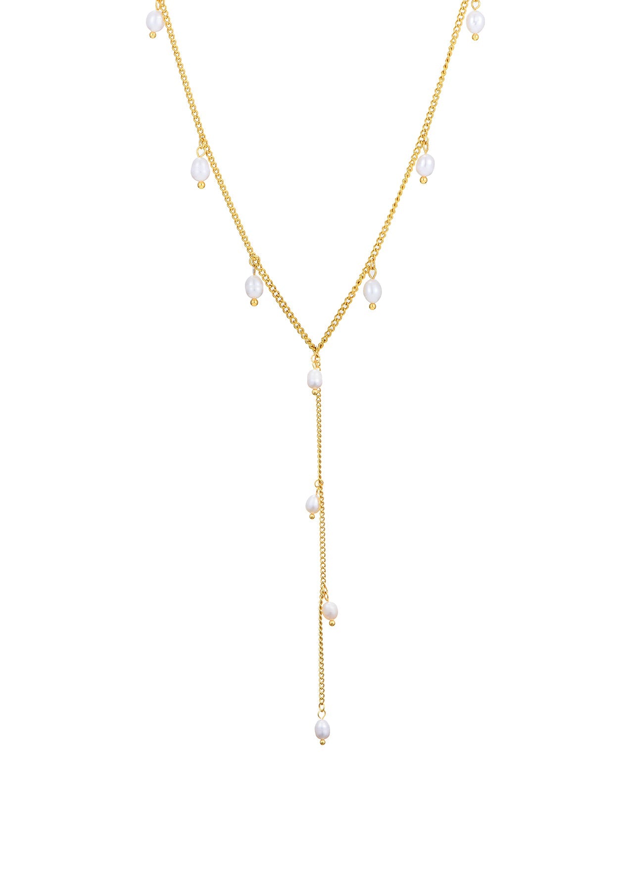Lynn Little Pearl Romantische Lasso-Halskette