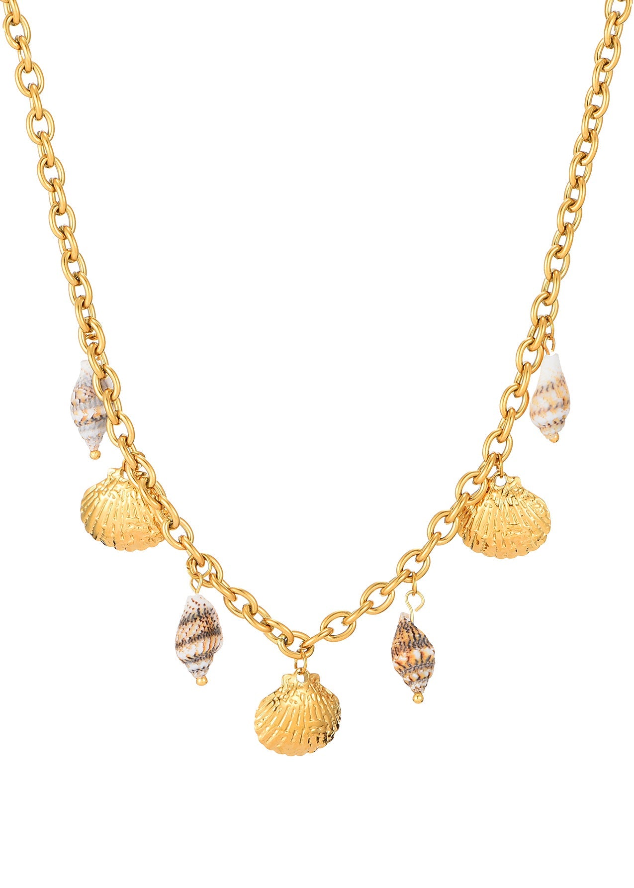 Sid Shell Sound of Ocean Goldene Halskette