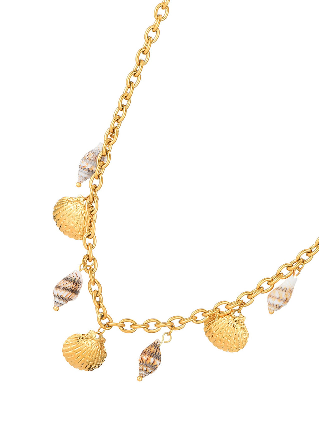 Sid Shell Sound of Ocean Goldene Halskette