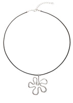 Melissa Halskette mit handgezeichneter Blume