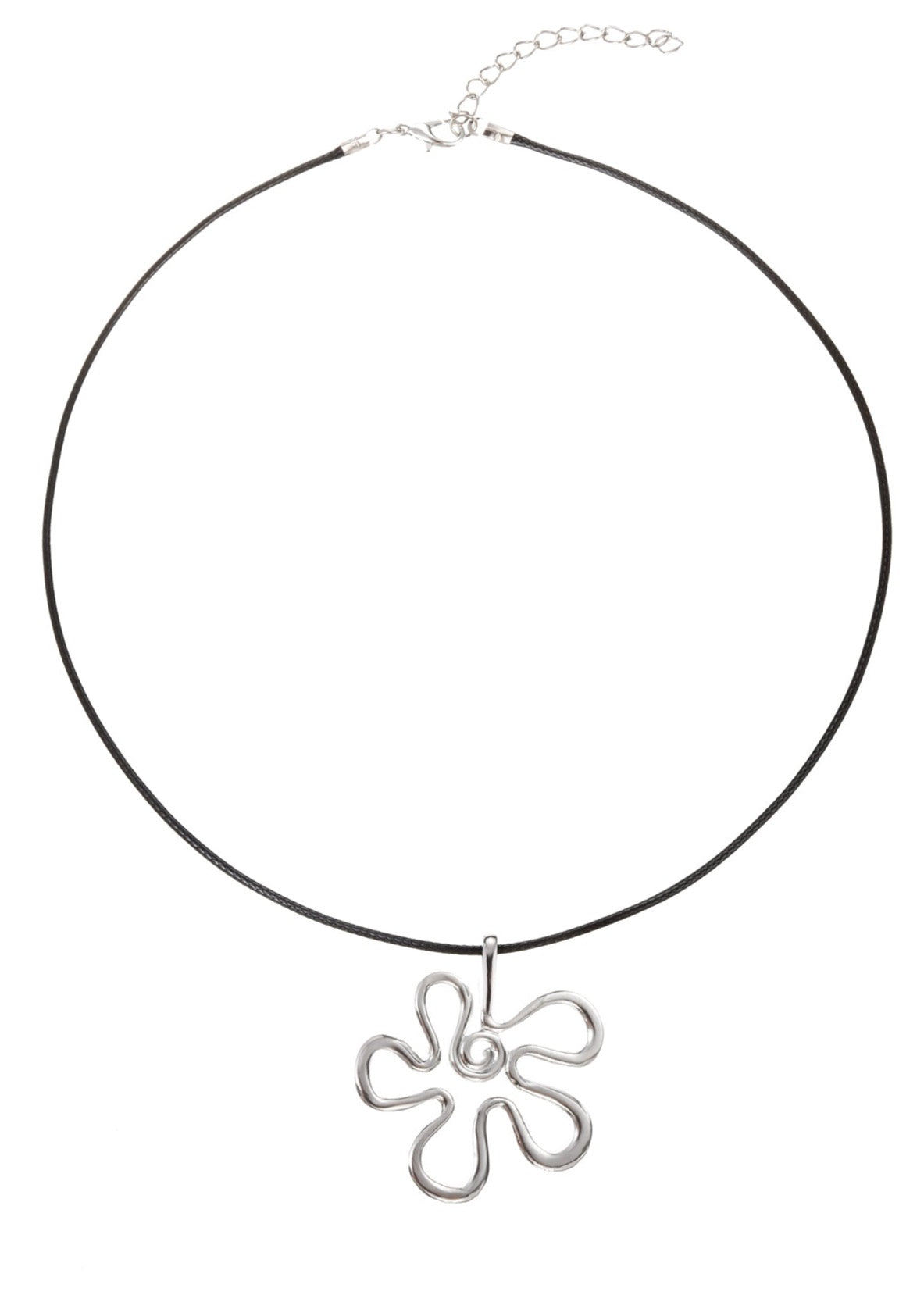 Melissa Halskette mit handgezeichneter Blume