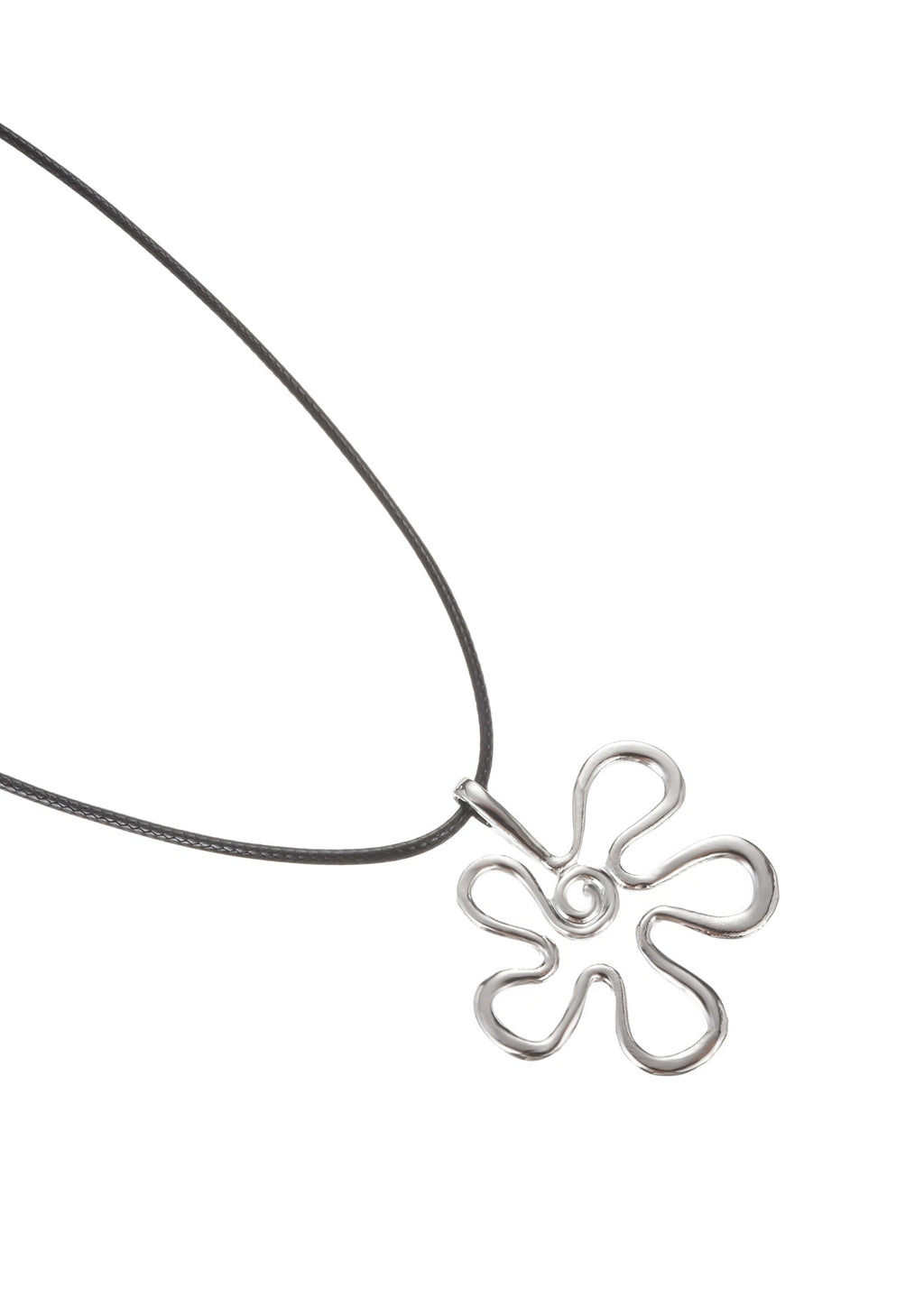 Melissa Halskette mit handgezeichneter Blume